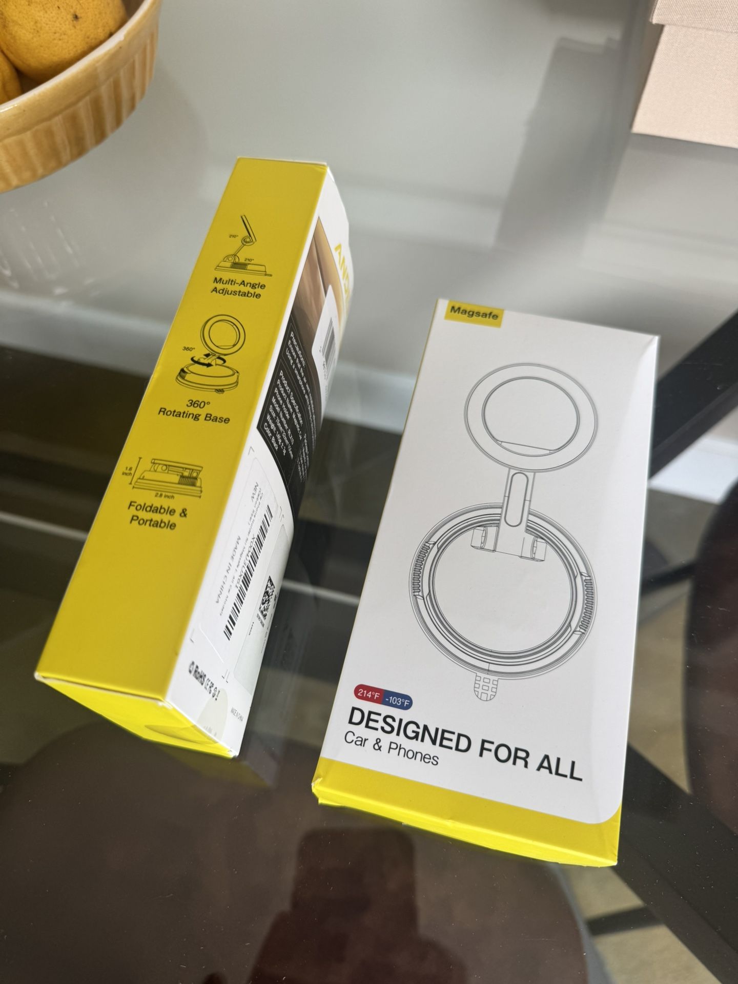 FOR SALE – 2x ANDERY MagSafe Car Mounts (Carbon Fiber Finish) Brand New – Still in the Box 