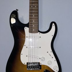 Sunburst Stratocaster By Squier