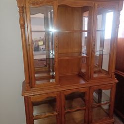 CHINA CABINET LIKE NEW