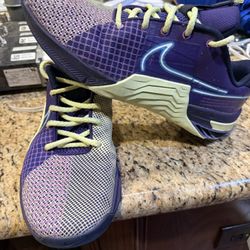 Nike Men's Sz 11 Metcon 8 Trainers, Deep Purple Baltic Blue, n