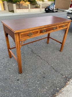 Beautiful wood desk table