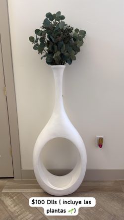Florero grande ( incluye plantas 🌱)