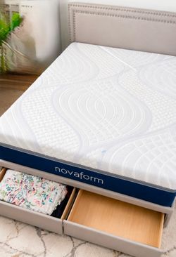 Queen bed used and mattress