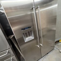 48” Kitchenaid Built In Stainless Steel Refrigerator 