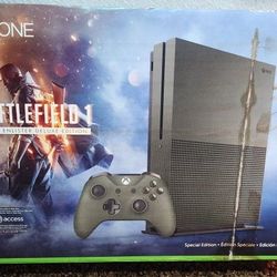 X-BOX ONE BATTLEFIELD 1 EARLY ENLISTER DELUXE EDITION 1 TB W/EXTRA CONTROLLER & 9 GAMES