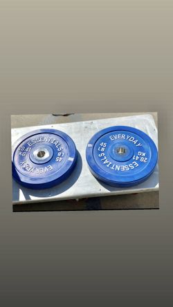 Brand New Set of 45 Lb Olympic Bumper Weight Plates