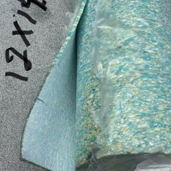 carpet and pad, color gray $300