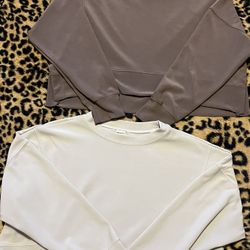 Workout /Excersize Crop Sweaters 
