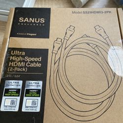 Sanus Ultra Speed 8k HDMI Cable 