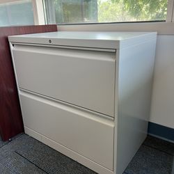 White Filing Office Cabinet 