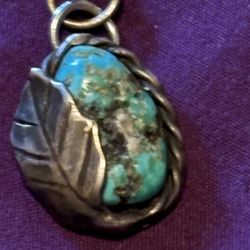 Vintage turquoise pendant