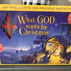 What God Wants For Christmas Nativity Set
