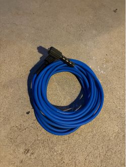 TOOLCY 25ft High Pressure Washer Hose – 3300 PSI / 140°F Swivel Connector Blue