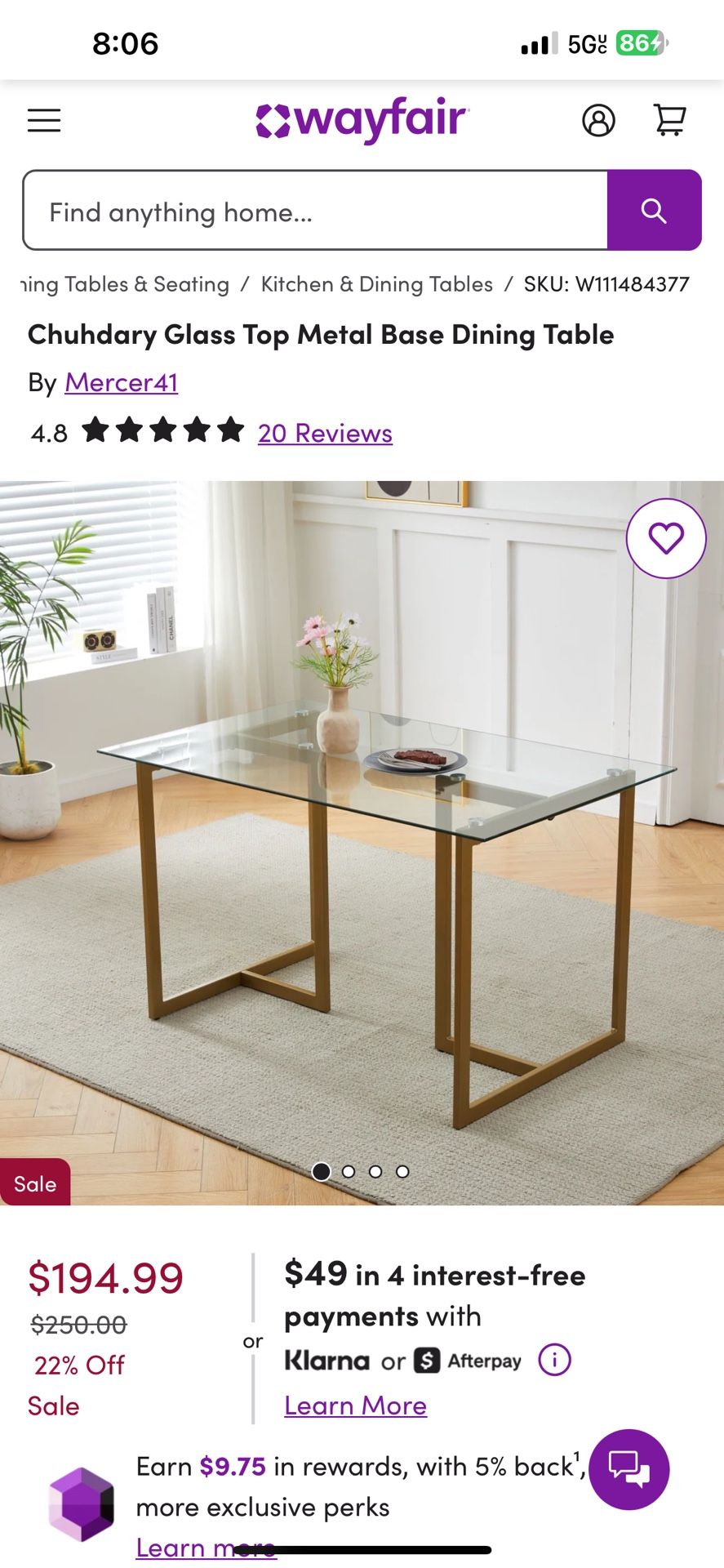 Dining Glass Table And Chairs