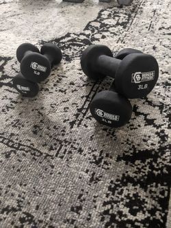 Hand Weights Dumbbells Rubber Coated