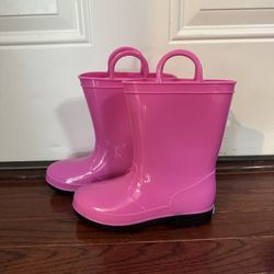 Pink Kids Rain Boots - Size 13C