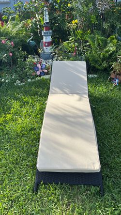Chase Lounge Chair 78 Inches Long By 24 Inches Wide, Resin