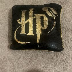 Sequined Harry Potter Decorative Pillow 