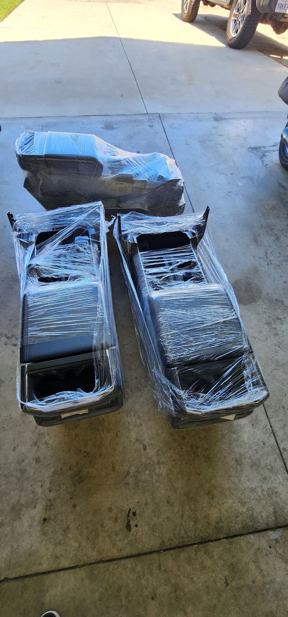 2025 Ford EV Lightning center console.