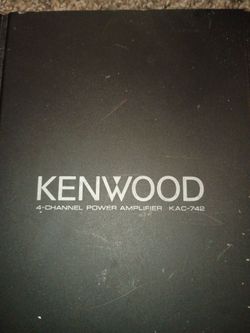 Kenwood KAC-742 4-Channel Car Amplifier