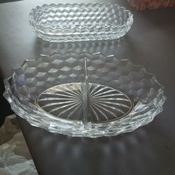 Vintage Fasterio Cubed Serving Dishes