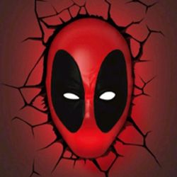 Deadpool 3D Deco Wall Light