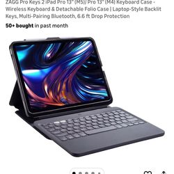 ZAGG Pro Keys 2 iPad Pro 13" (M5)/ Pro 13" (M4) Keyboard Case