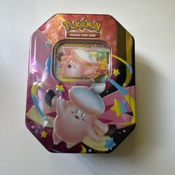 Pokemon TCG Mega Moonlit Tin Clefable EX Promo Factory Sealed New