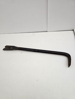 Vintage Tru-Test Heavy Duty Steel Gooseneck Wrecking Bar / Pry Bar