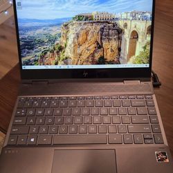Hp Envy X360 13.3in -2in1 Laptop Amd Ryzen 5. 8gb Ram. 128 Storage