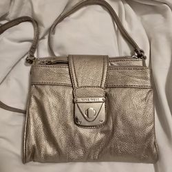 NINE WEST (*NEW w/ Tag) *Crossbody Purse - Soft Gold