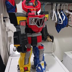 Mighty Morphin ' Power Rangers imaginext 28" Megazord Play set  Good condition. 
