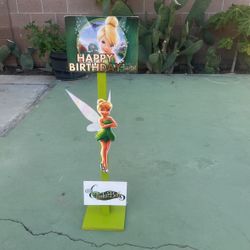 Tinker Bell Wood Stand Party Decoration