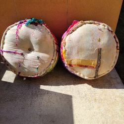 2 Large Meditation Cushions