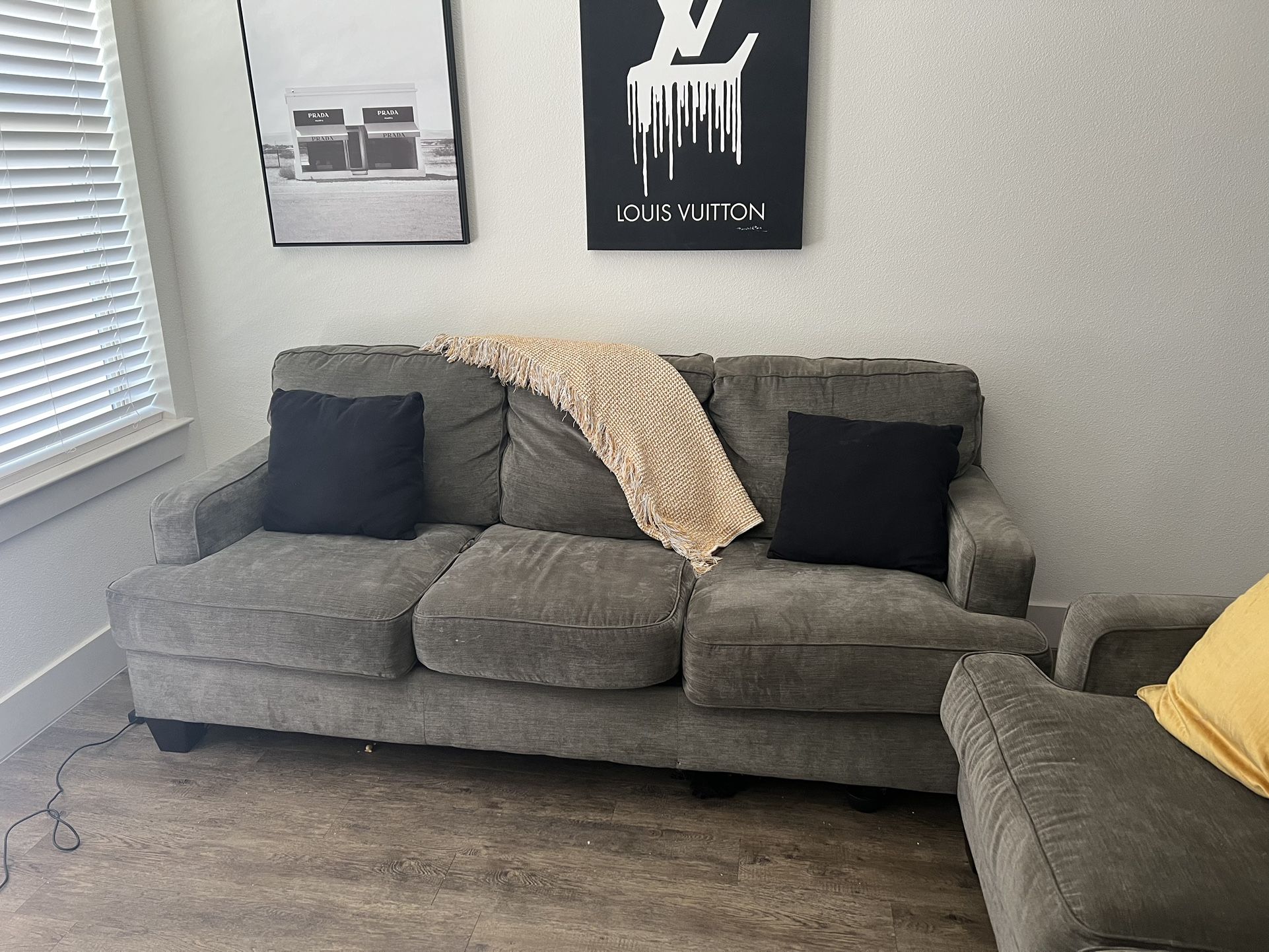 Grey Couch Set