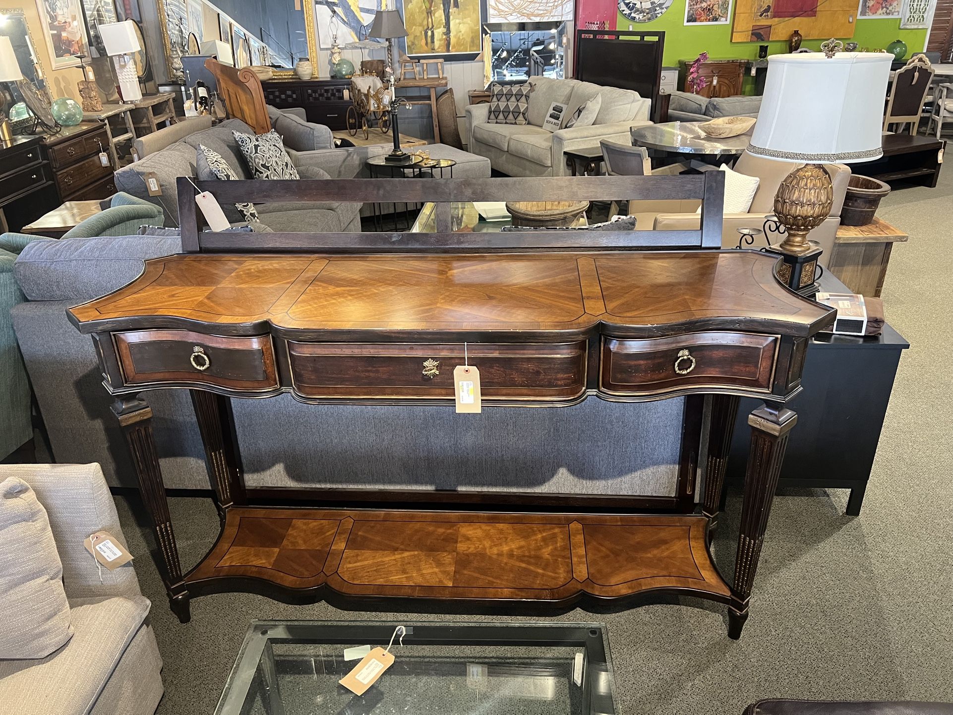 Console Table: Antique Sideboard SKU 8RKA5Z