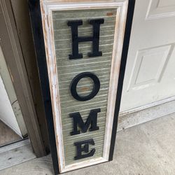 “Home” Sign Rustic Great Christmas Present For A Home, Wife, Mom And Dad!