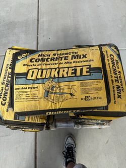 11 - 60 lb. Bags of Concrete Mix