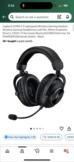 Logitech G PRO X 2 Lightspeed Wireless Gaming Headset *NEW*