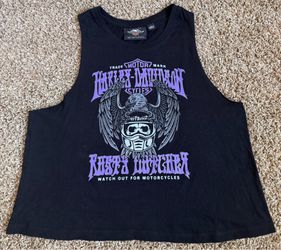 Harley-Davidson X Rusty Butcher Racerback Tank Size Women’s Large