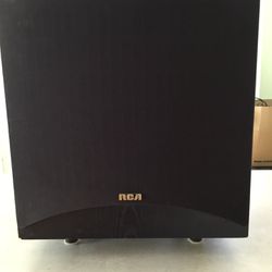 RCA PRO-SW120P Home Theater Powered Subwoofer.