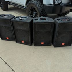 JBL JRX 100 Floor Monitors (Set Of 4)