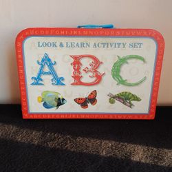 ABC Activity Kit Education Alphabet Cards Book Early Childhood Learning 