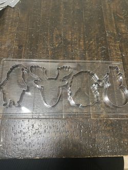 Set de 4 piezas de Moldes para Galletas. grandes de Navidad 