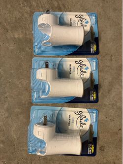 Lot of 3 Glade Plug-In Air Freshener Warmers - White
