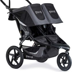 BOB Double Jogging Stroller, Graphite Black