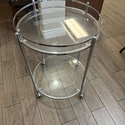 Glass End Table