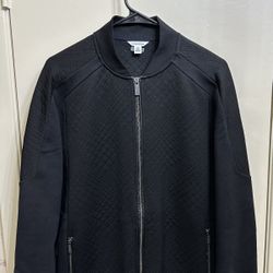 Men Calvin Klein Qulited Bomber Jacket Size Medium