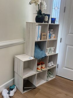 light-oak cube units