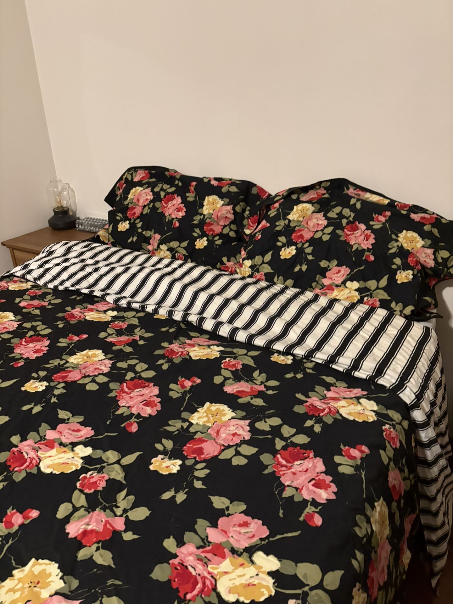 Floral Duvet Cover And Duvet Queen Size